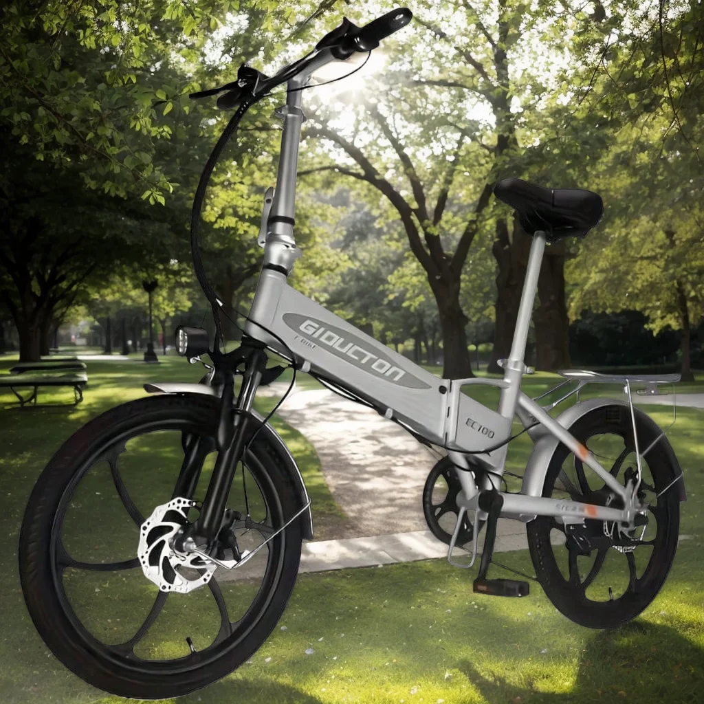 Bicicleta elétrica dobrável de alto desempenho - motor de 500 W, bicicleta elétrica dobrável de 20 ", velocidade de 20 MPH, alcance de 50 milhas, remo de alta capacidade de 48 V