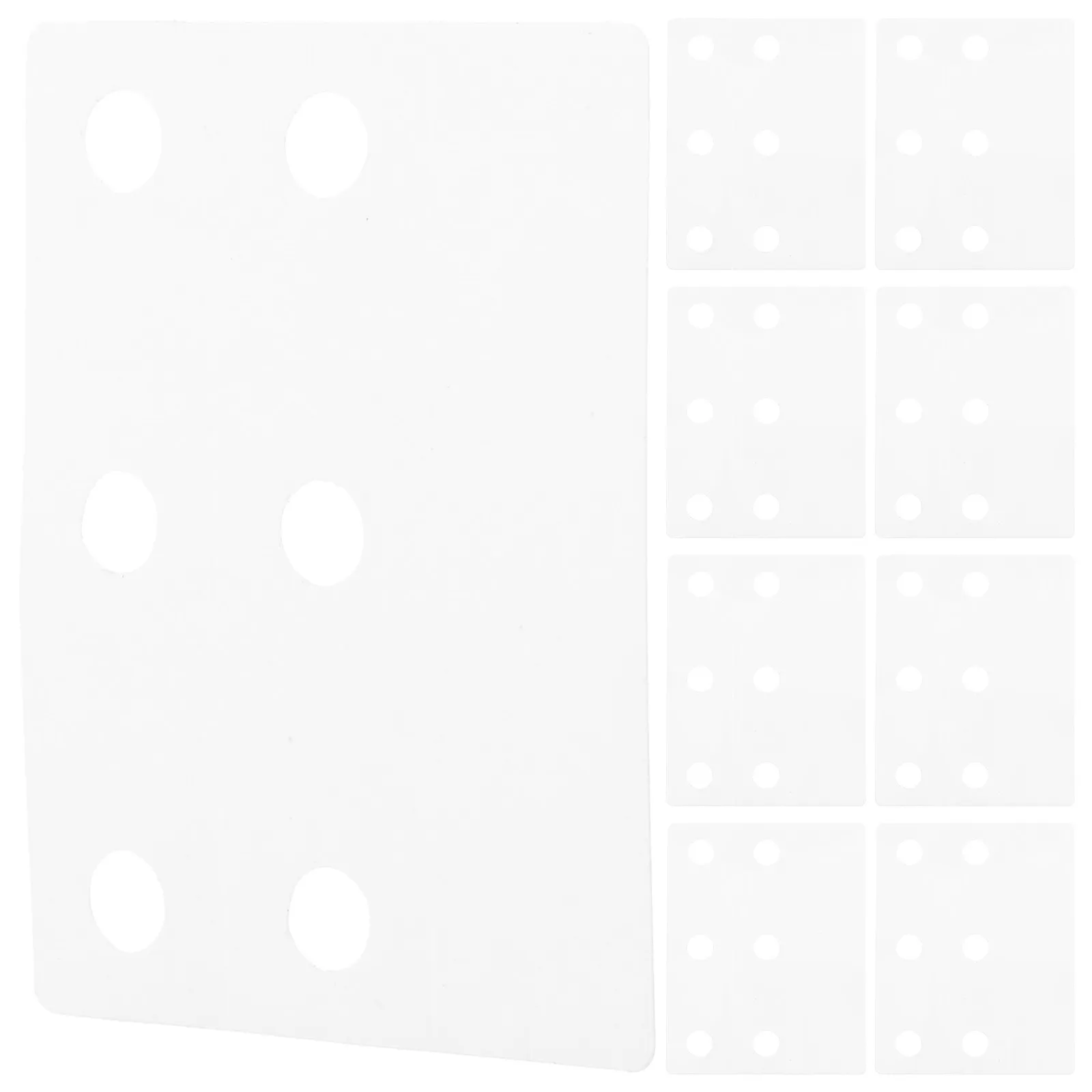 50Pcs Round Hole Reinforcement Labels White Self Adhesive Sticky Dot Stickers for Paper Binders Notebooks Loose Leaf Extension
