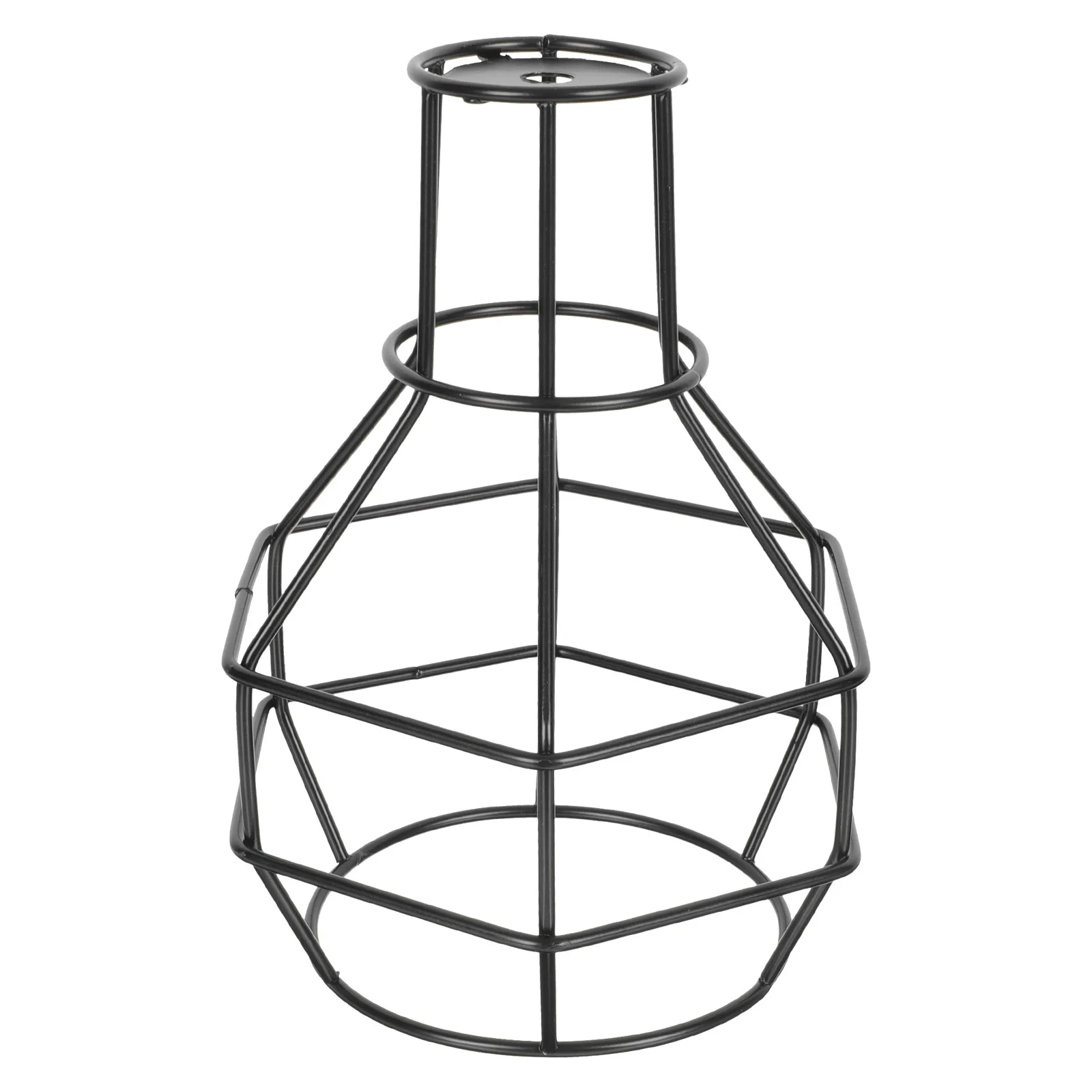 

Retro Iron Pendant Lampshade Vintage Style Small Cage Lamp Shade Durable Metal Light Cover Perfect for Home Coffee Shop Hotel