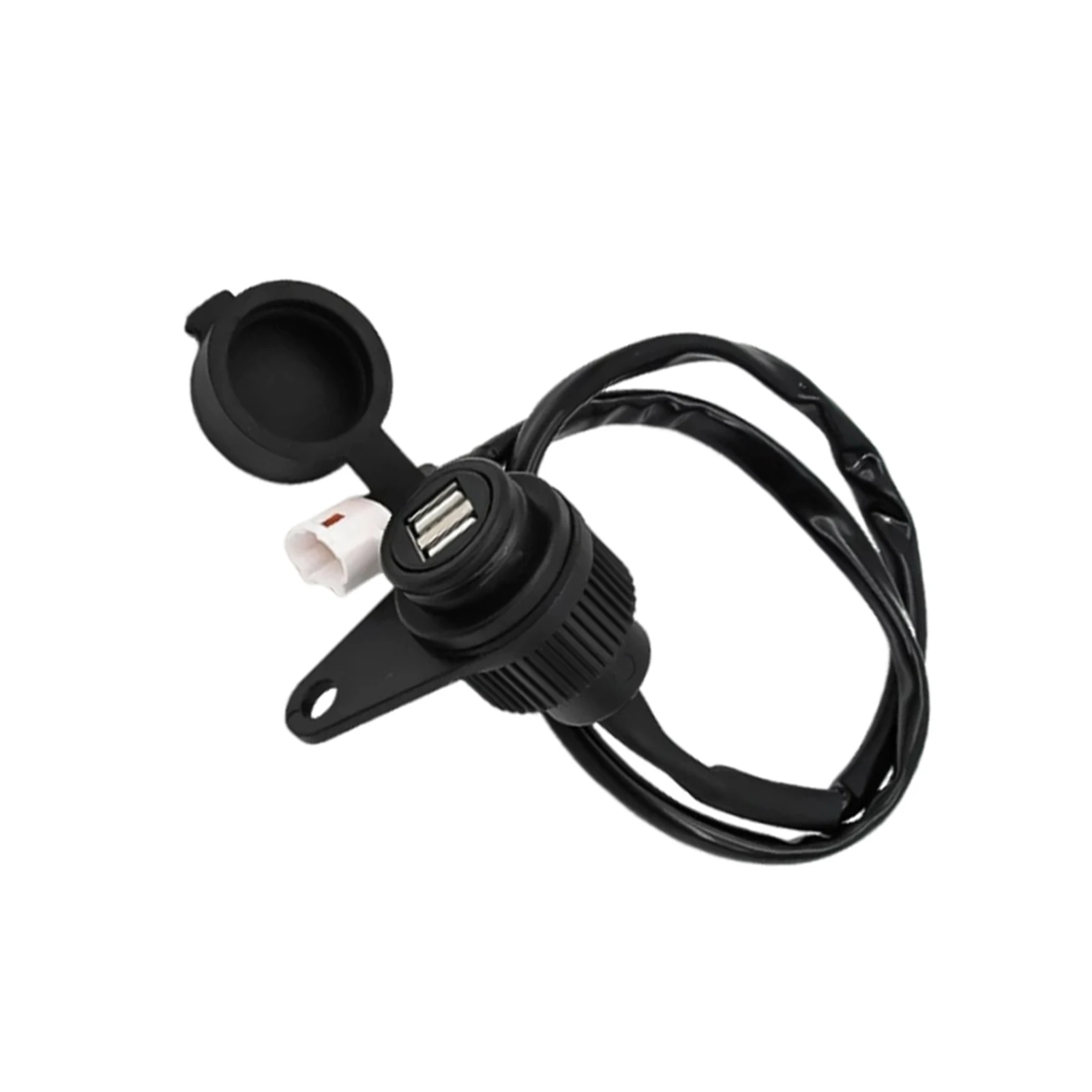 ABS دراجة نارية المزدوج شاحن USB التوصيل محول مأخذ التوصيل صالح ل MT07 MT-09 SP XSR900 الراسم 900