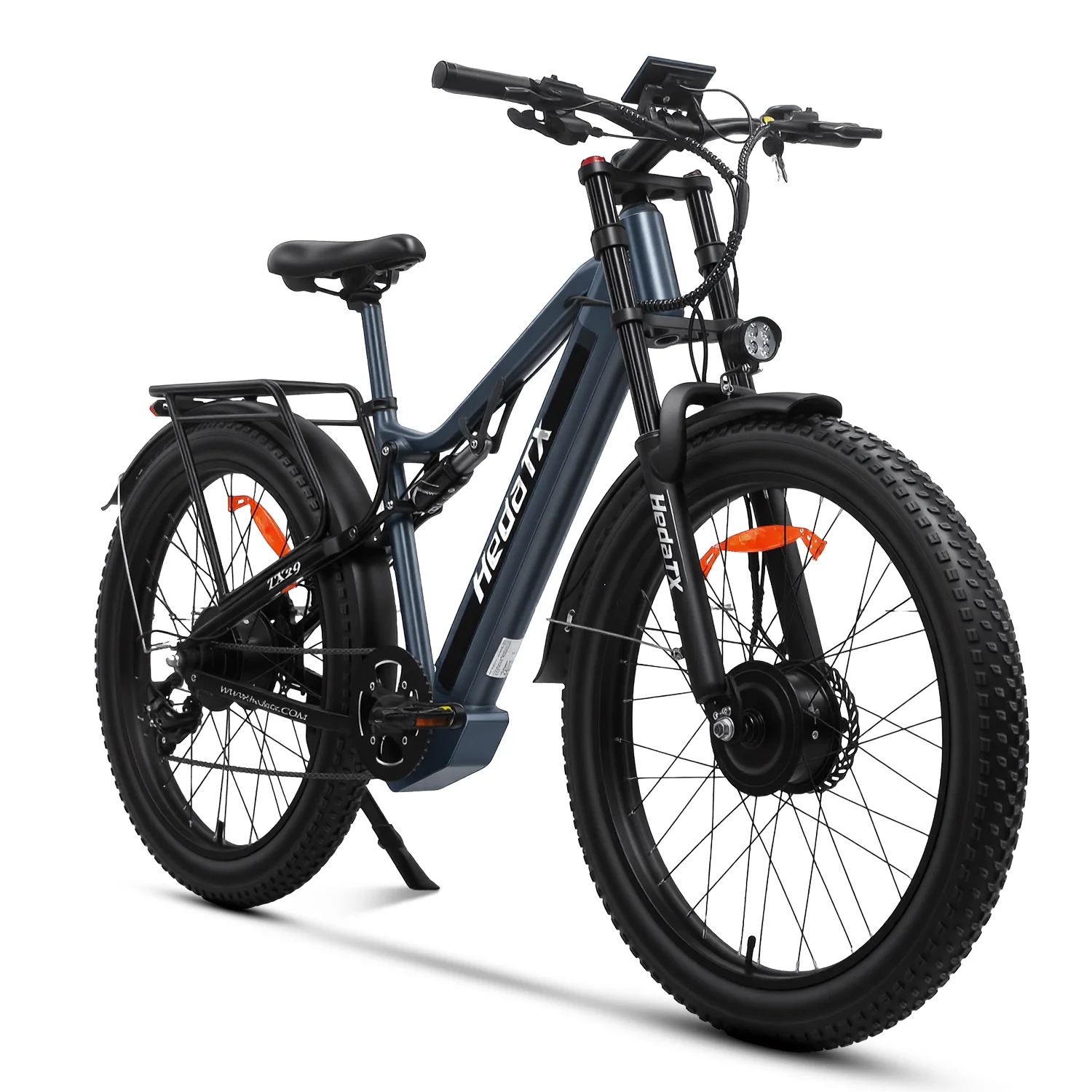 AliExpress NONE Aluminum Alloy Frame, 27.5‑Inch Wide Tires, Adult E‑Bike, HedaTX XT29 E‑Bike, 500W*2 Motors, 48V 19.2Ah Battery, LCD High‑Definition Display, Urban Commuter E‑Bike