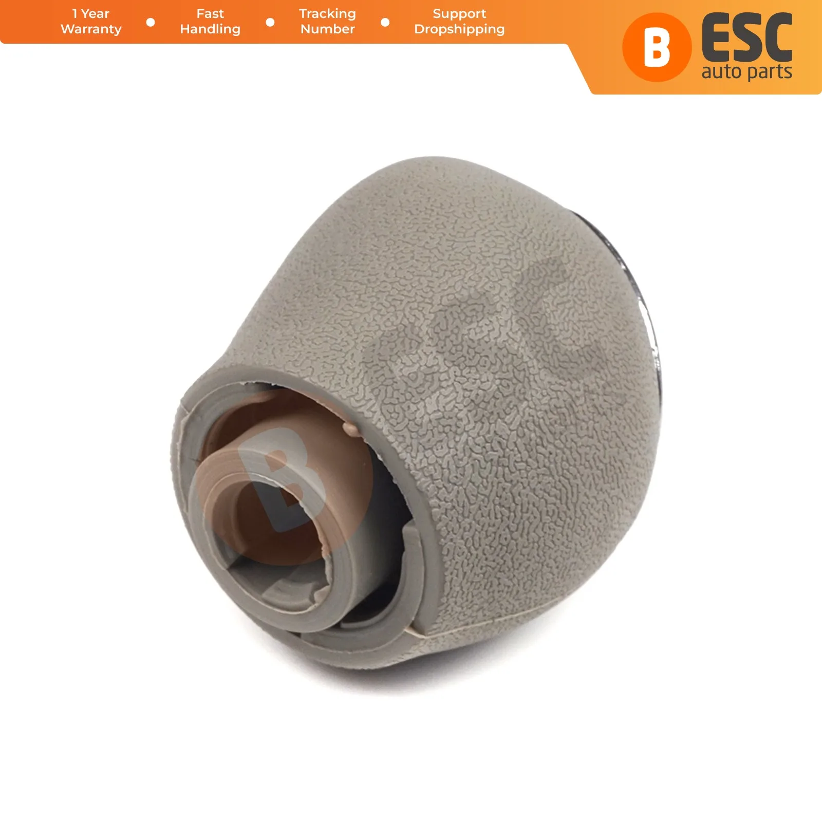 ESC Auto Parts ESP614 6-Speed Shift Stick Knob 328650024R Chrome Gray For Renault Dacia Nissan Opel Fast Shipment Made in Turkey