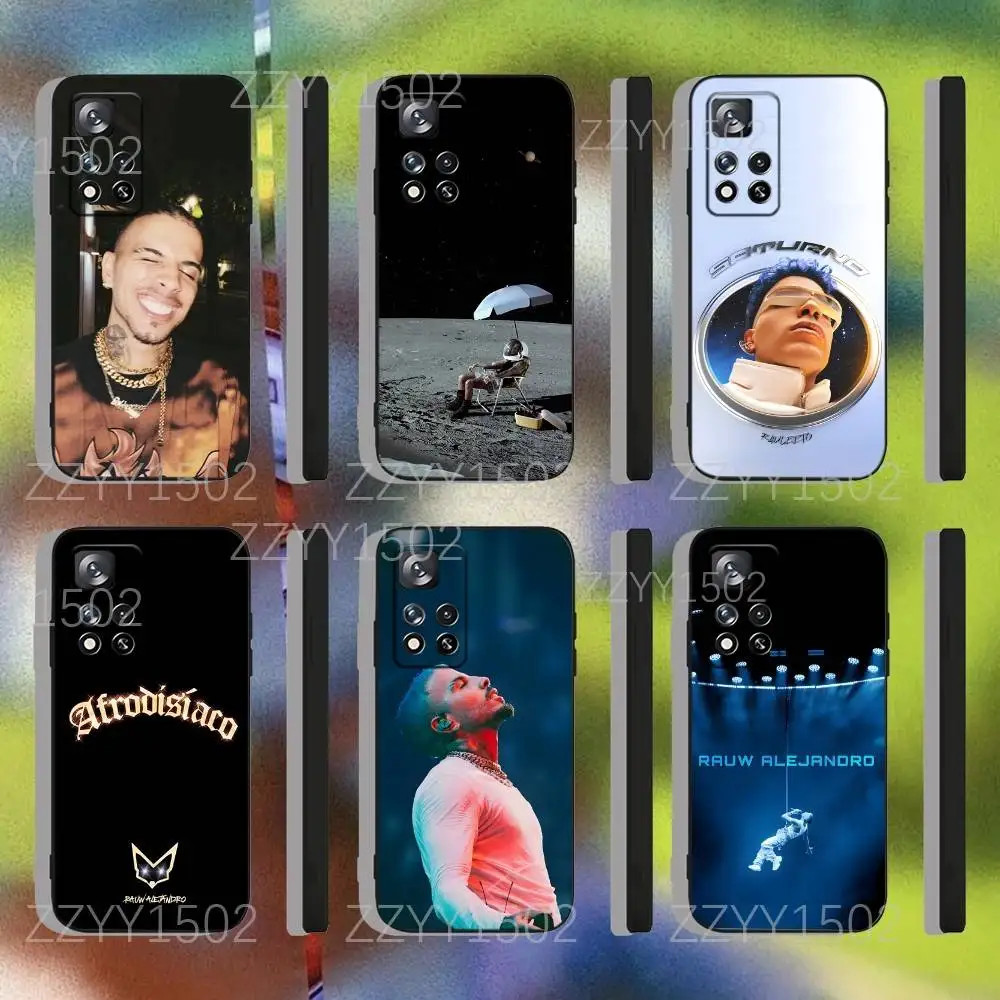 

R-Rauw A-Alejandro Rapper Phone Case For Samsung S25,S24,Ultra,S20,S30,Plus,S22,S23,Ultra,Plus,5G Black Silicone Soft
