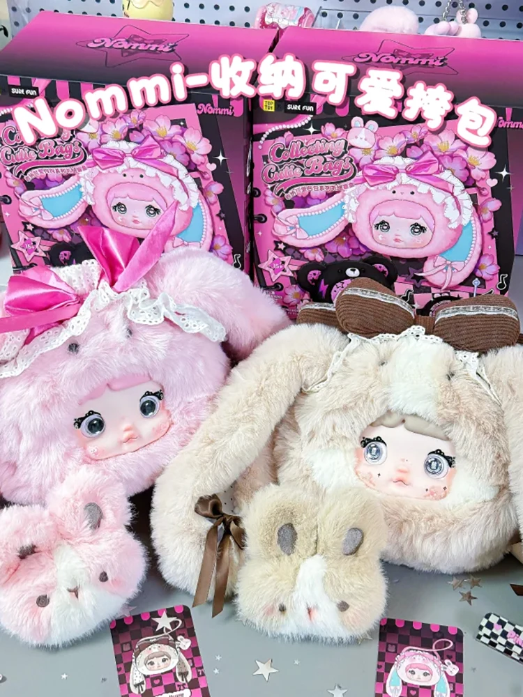

New Genuine Nommi storage bag Winter Blind Box Vinyl Backpack Winter Limited Edition Christmas Gift Girl Cute Crossbody Bag