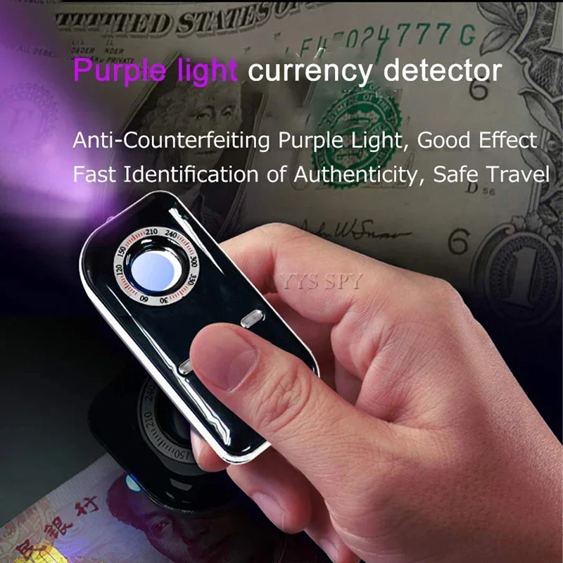 Mini Anti Thief Spying Gadgets Hidden Camera Detector Espion RF Signal GPS Bug Devices Scanner Hotel Travel Security Protection