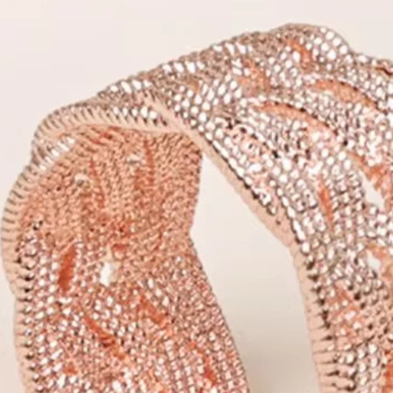 

Fashion Scarf Ring Multifunctional Hollow Woven Scarf Slide Silk Scarf Clip Ring Easy to Use for Neckerchiefs Scarves Shirts