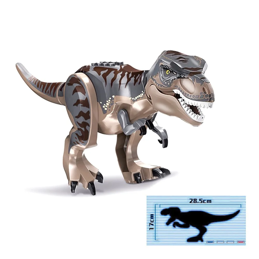 Mini Size Jurassic Dinosaur Building Brick Building Blocks Educational Design Mini T-Rex Building Toy Assemble Model