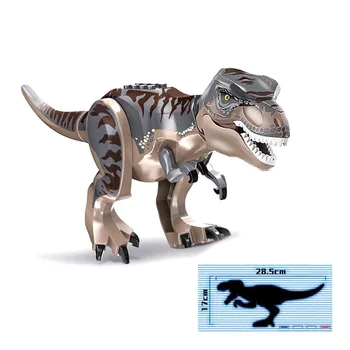 Mini Size Jurassic Dinosaur Building Brick Building Blocks Educational Design Mini T-Rex…