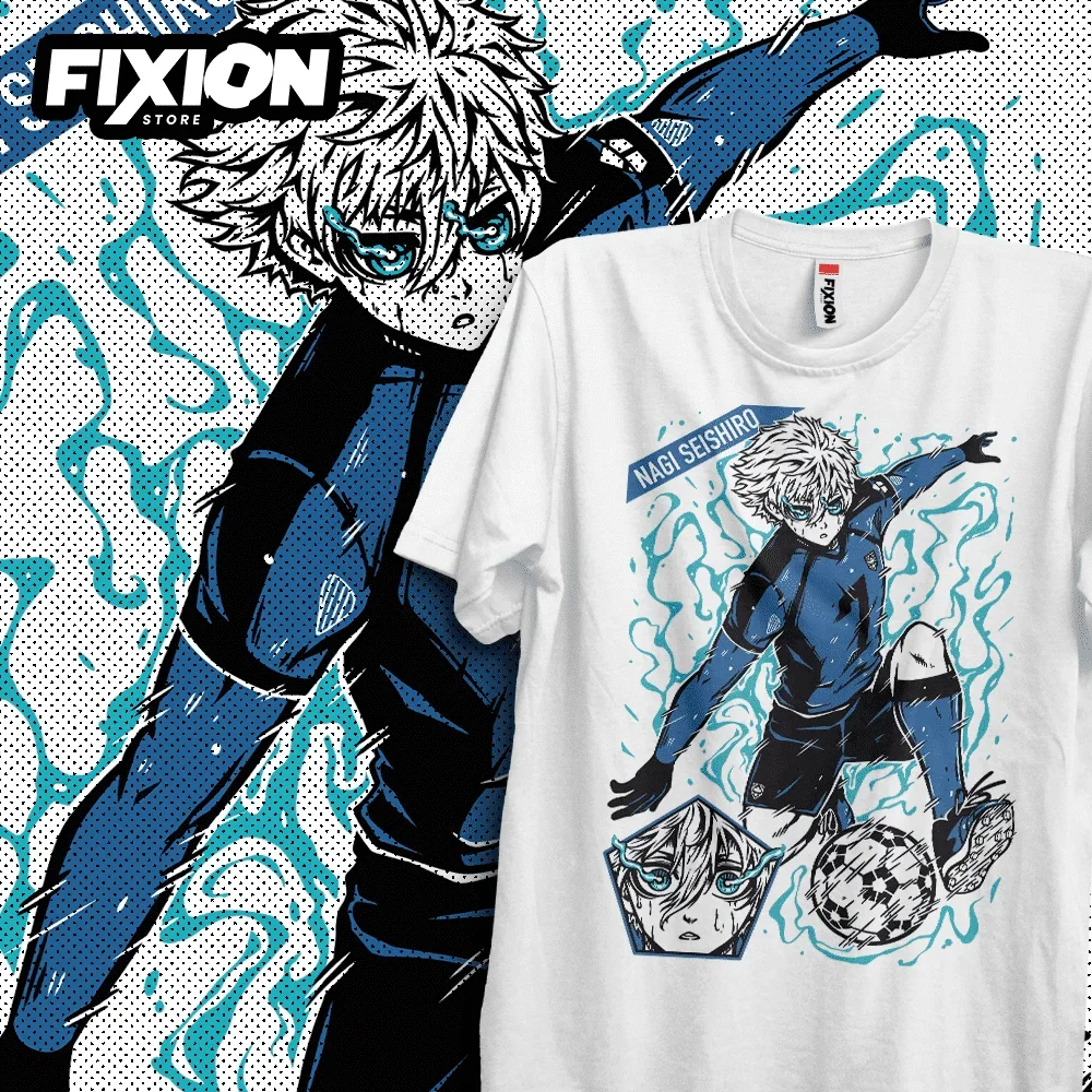 Manga T-shirt Blue Lock Nagi – N/Febrero 2023 (negra) Anime Tee