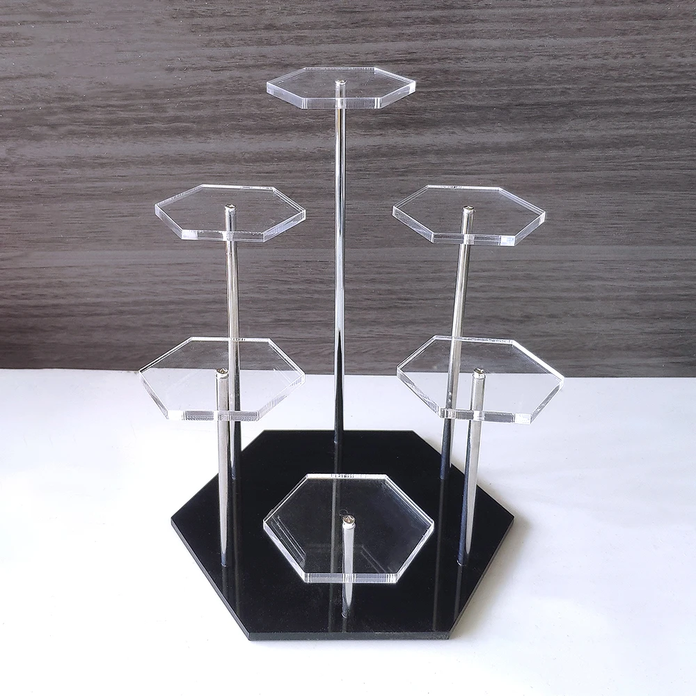 4-6Tier Clear Acrylic Display Stand For Model Toy Action Figure Showcase Jewelry Organizer Holder Perfume Cosmetic Display Rack