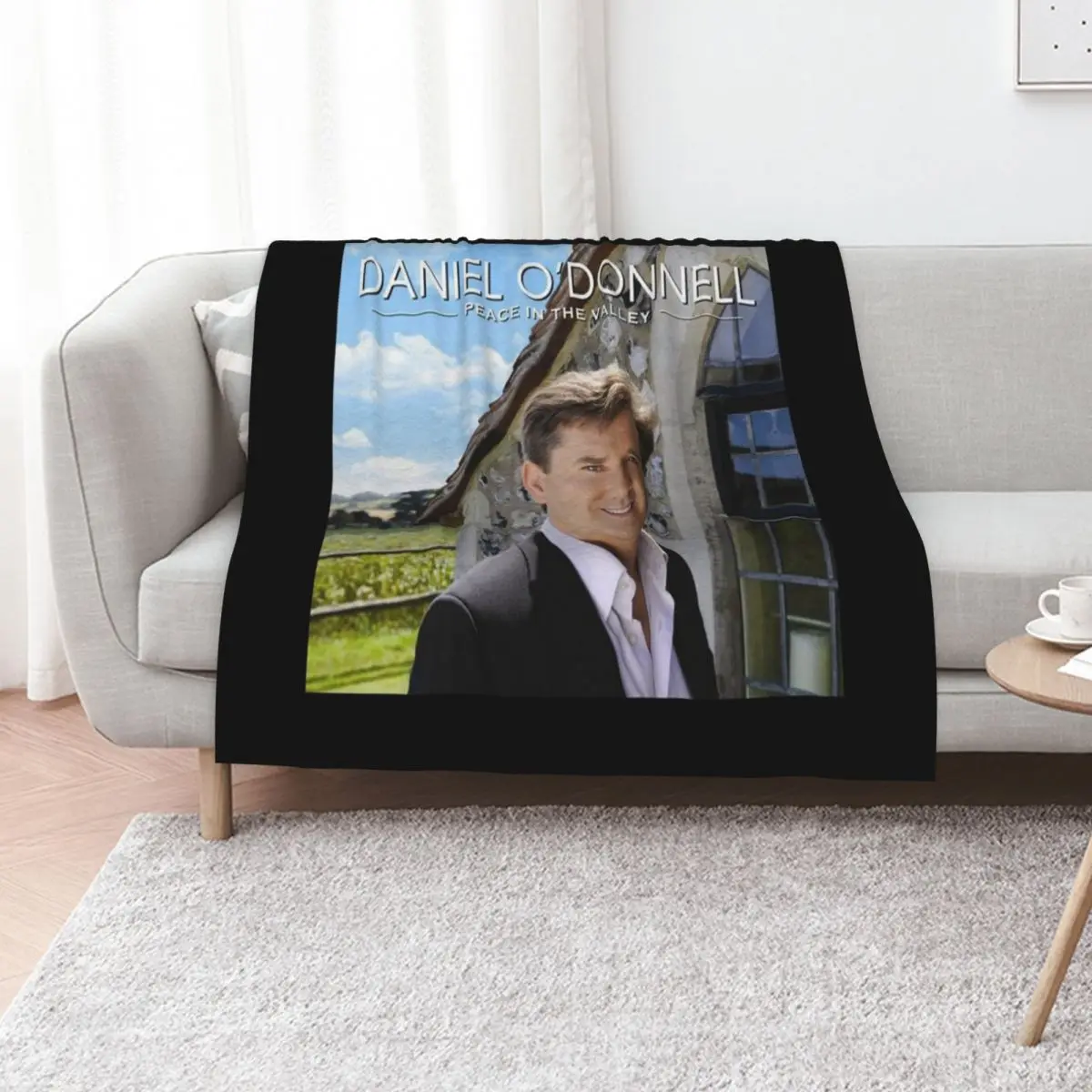 Daniel O'Donnell Peace in the Valley Throw Blanket warm winter Furry Hairy Sofa Softest Blankets