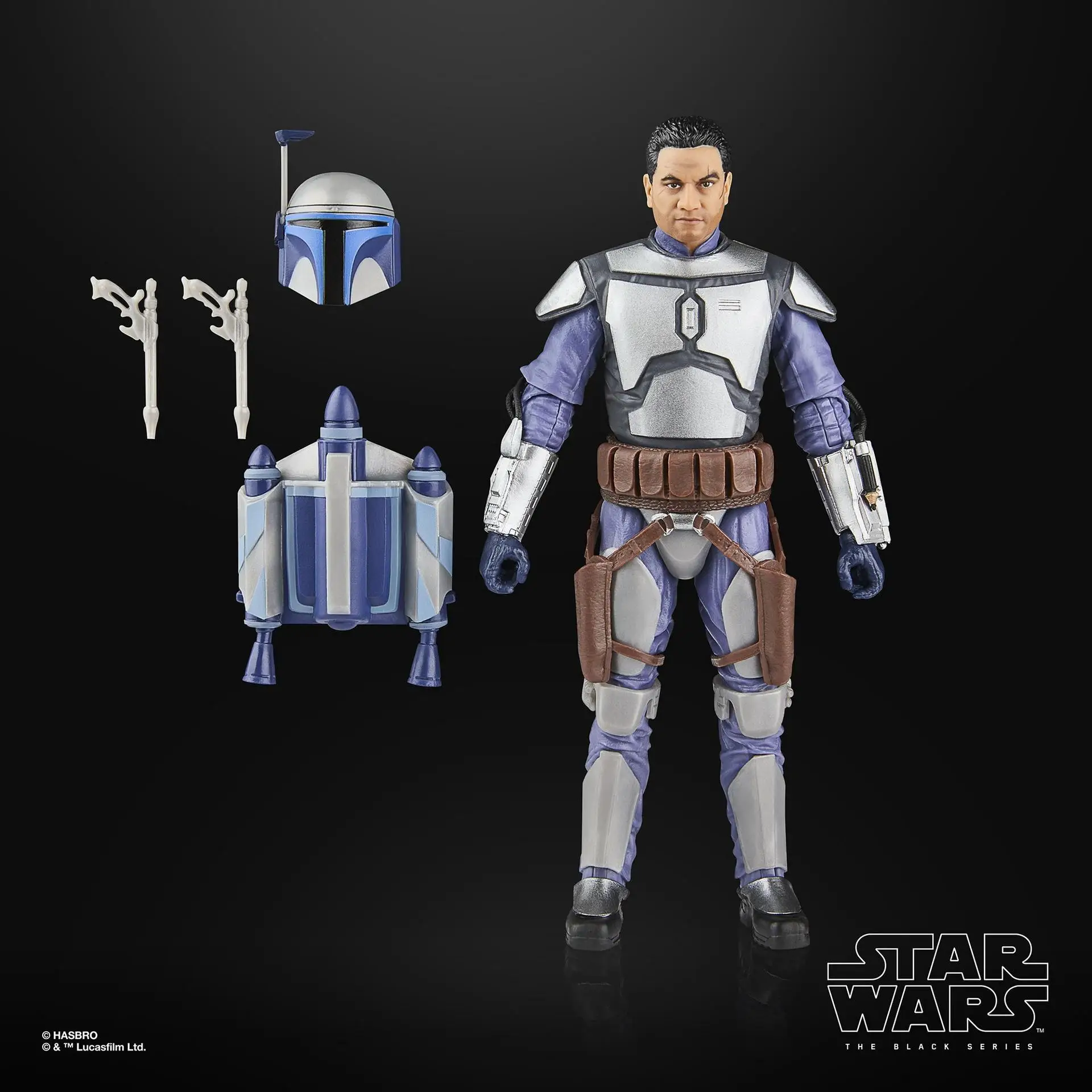 [In-Stock] Hasbro Star Wars The Black Series Jango Fett & Asajj Ventress (Bounty Hunter) 15cm Action Anime Figure Model Toys view 2