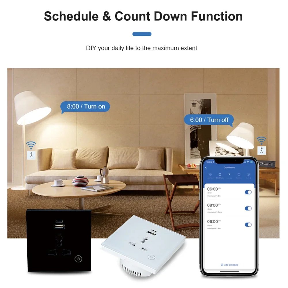 Рисунок 6 - Tuya Smart Wi-Fi настенная розетка