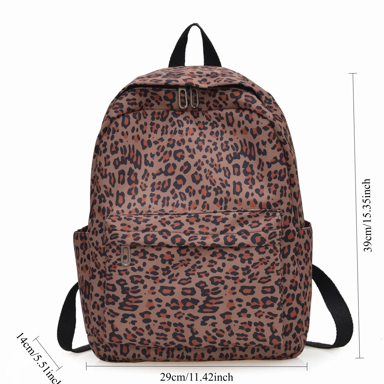Custom Name Embroidery Leopard Backpack Women Personalized School Bag for Girls Travel Shoulder Bag Mochila Escolar