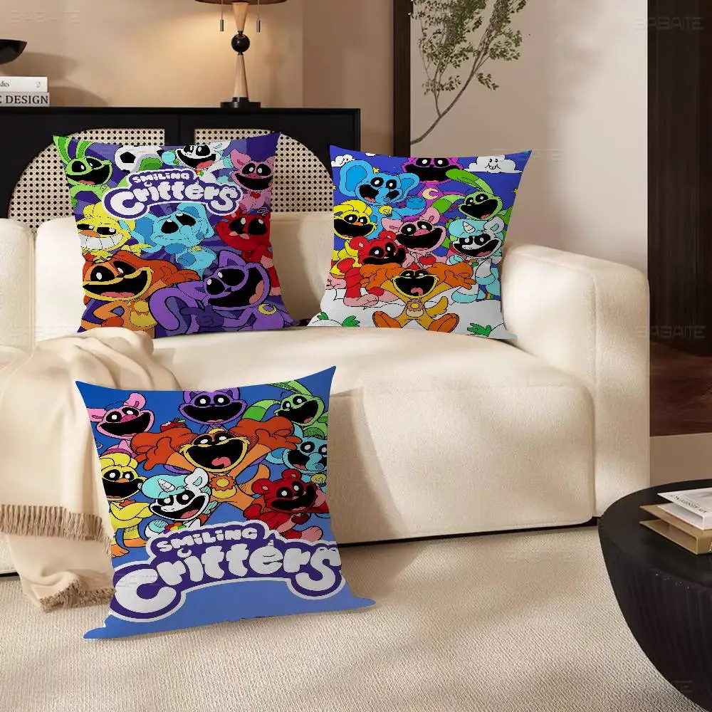 

Чехол для подушки Game S-Smiling C-Critters, наволочка, декоративная подушка для дивана, домашний декор