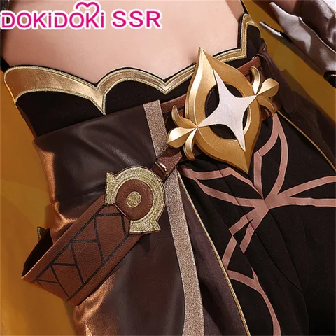 Костюм Traveler Aether Genshin Impact DokiDoki-SSR для мужчин из полиэстера
