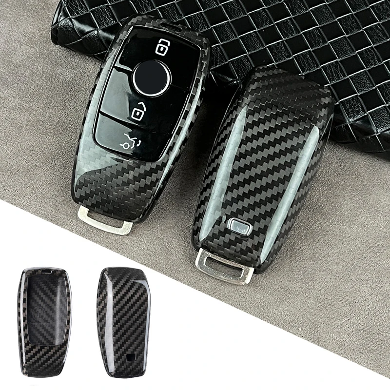 Genuine Carbon Fiber for Mercedes Benz G Class GLE GTR GT50 G63 AMG Key Case for Car Shell Key Cover Car Accessories