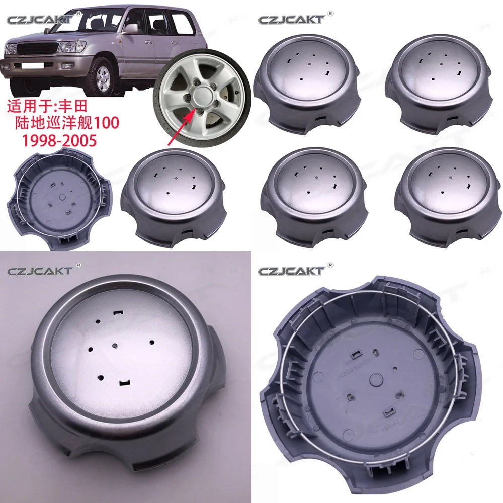 

Колпаки на колеса для Toyota Land Cruiser Prado FJ100 1998-2005, центральные колпачки, автоаксессуары, детали для стайлинга автомобиля, замена OEM