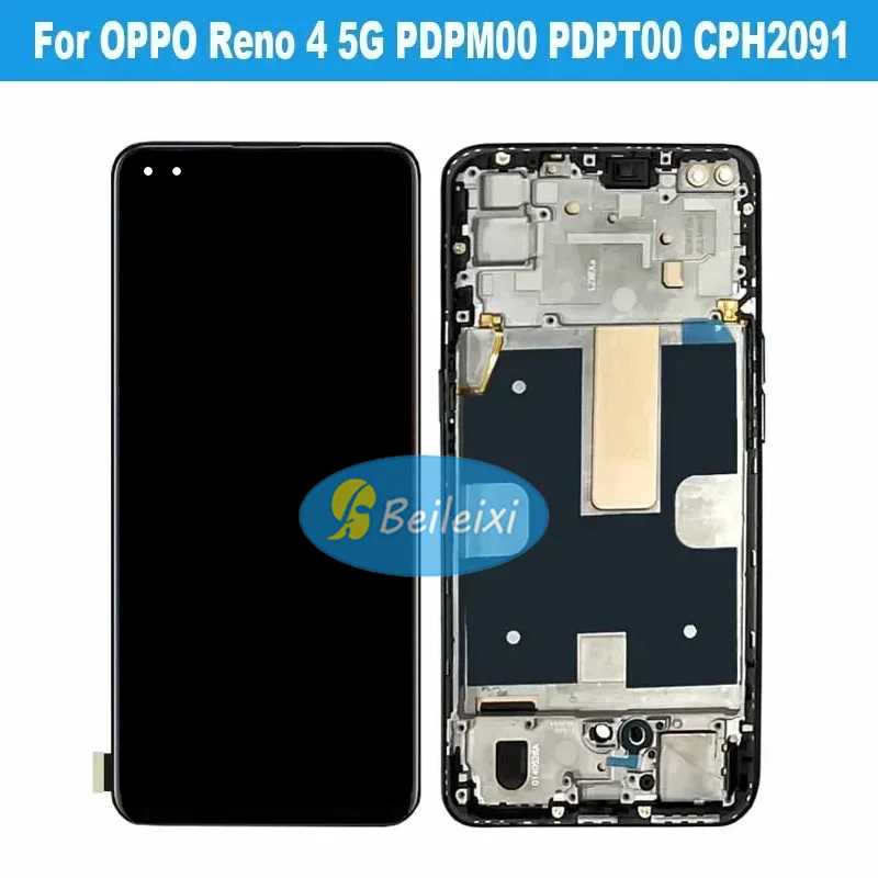 For OPPO Reno 4 5G PDPM00 PDPT00 CPH2091 LCD Display Touch Screen Digitizer Assembly For OPPO Reno4 4G Reno 4 CPH2113