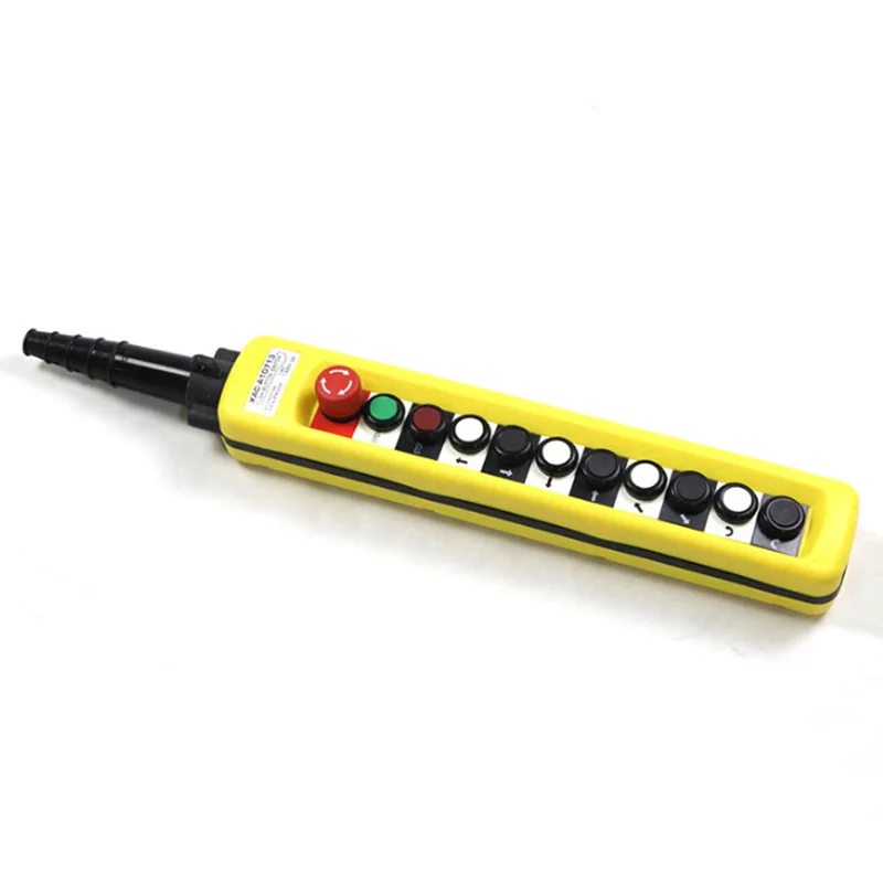 XAC-A10713 500V Crane Chain Hoist Push Button Switch Lifting Pendant Controller with Emergency Stop IP54 IP Rating COBP-AS4