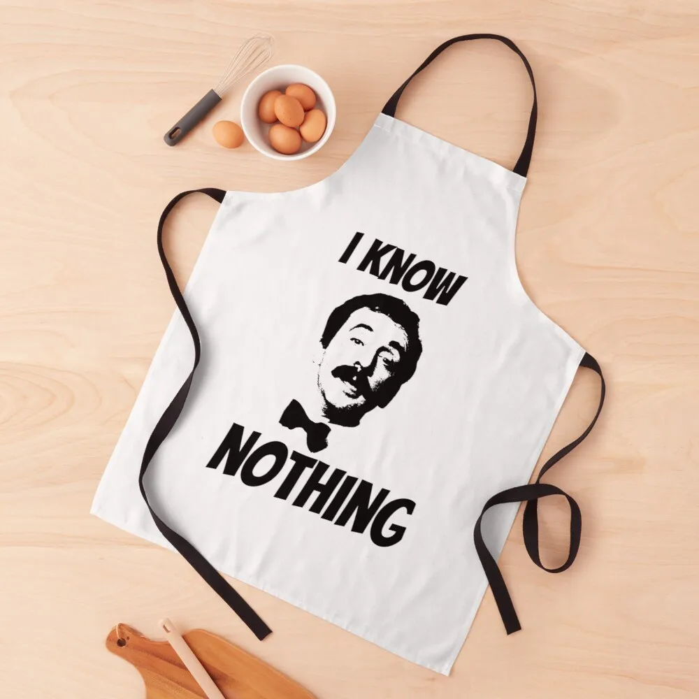 

I KNOW NOTHING Apron Apron kitchen kitchen and home items