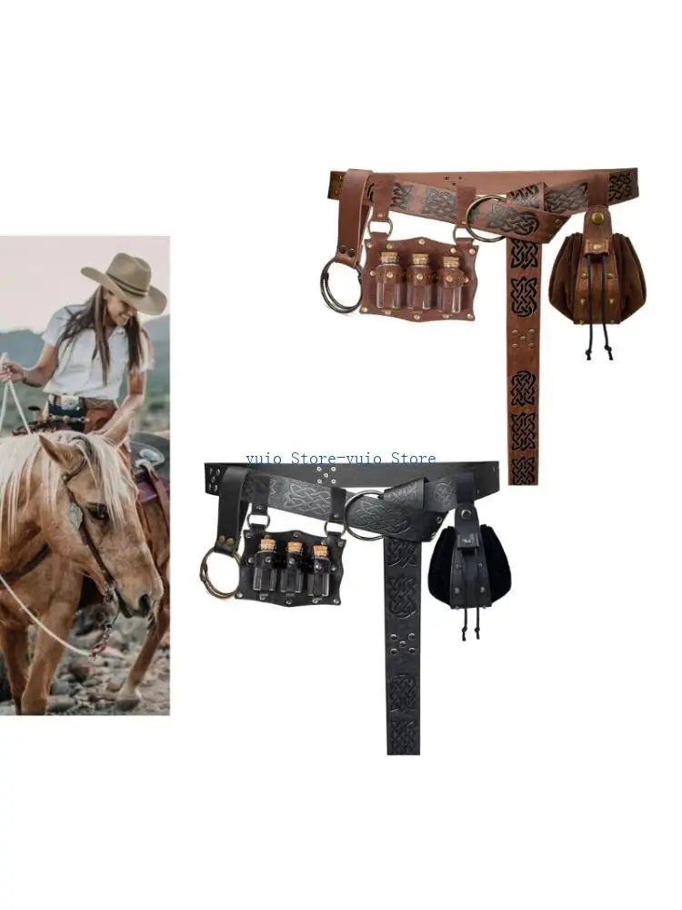 x7xb-rinonera-retro-conjunto-cinturon-llavero-carcaj-faja-cuero-pu