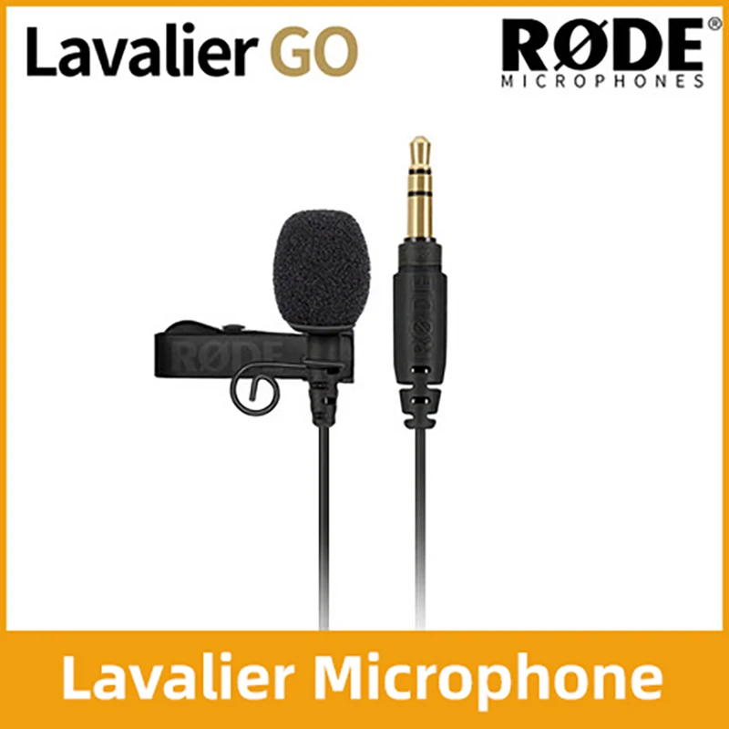 

Конденсаторный микрофон Rode Lavalier GO Lavalier II, профессиональный всенаправленный конденсаторный микрофон для аудио камеры, беспроводной