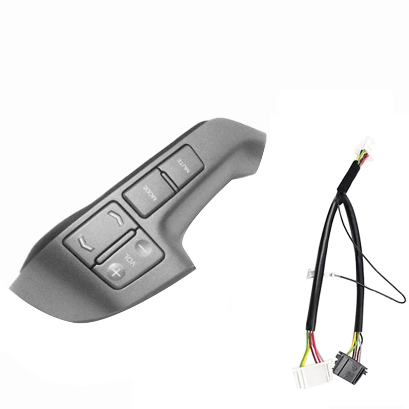 Left Steering Wheel Control Switch Volume Mode Mute Button With Harness For Hyundai I800 H1 2004-2018 967004H002KL