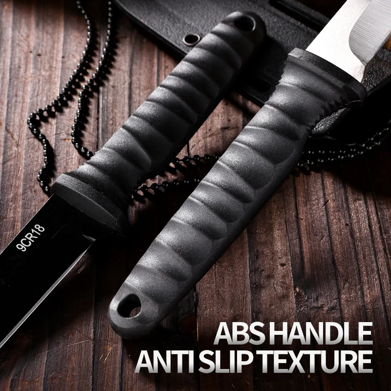 2024 جديد سكينة للاستعمال الخارجي سكين الدفاع عن النفس سكينة نجاة في الهواء الطلق صلابة عالية واحد الصلب المحمولة تسلق الجبال ك