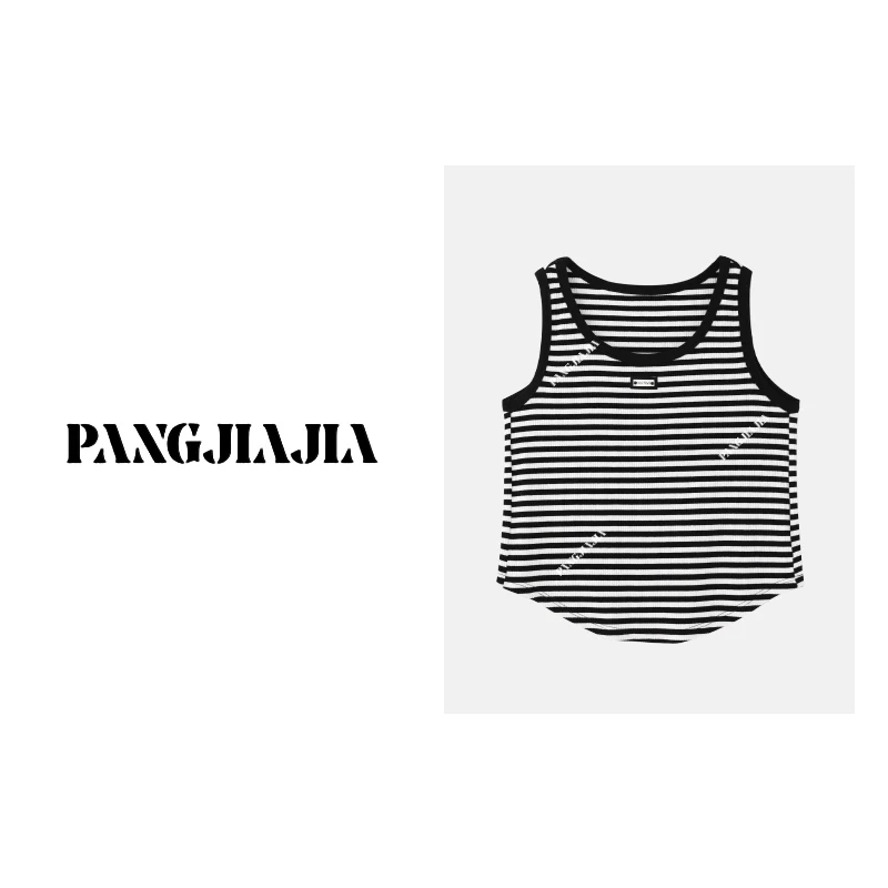 

Fat Beau Gold Label Casual Top Women's Color Blo Versatile Cotton Blend Tank Vest for Autumn P623Z03650 Loose Fit