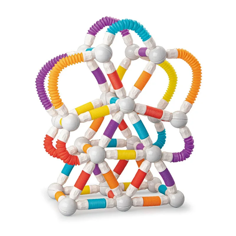 幼児磁気ブロックビルディングおもちゃソフトグリップ柔軟なマグネットスティック建設セット学習幹就学前感覚おもちゃ