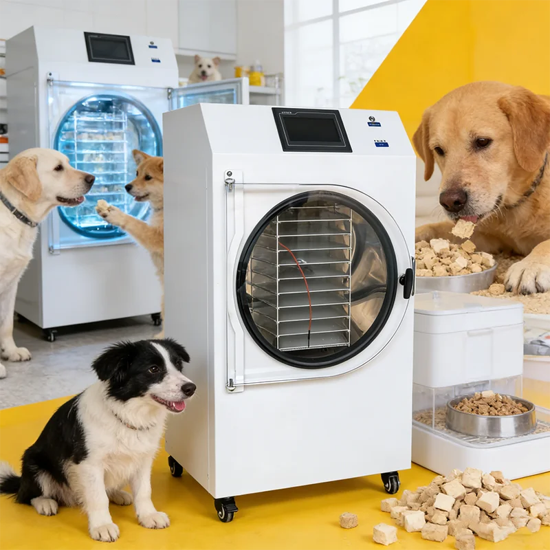New Arrival Home Freeze Dryer Machine Vacuum Freeze Dryer HerbalFood Candy Lyophilizer For FruitVegetable