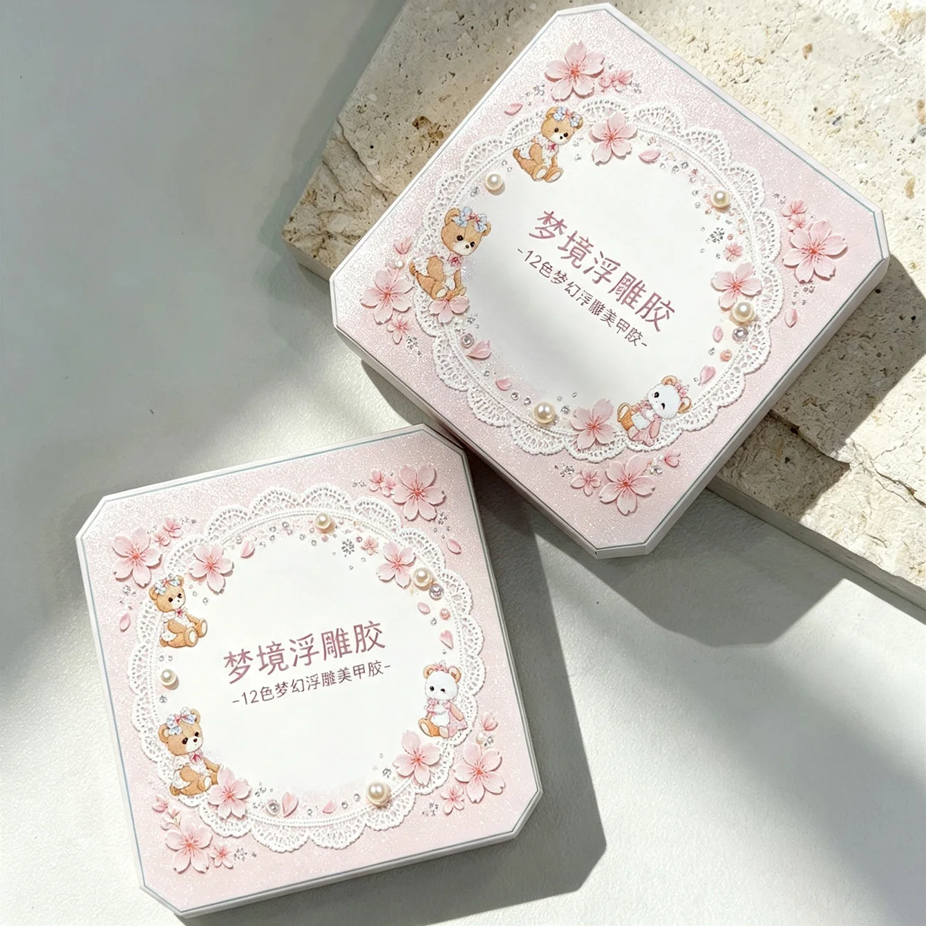 Dreamland Nail Gel & Pounding Gel, 3D Flower Sculpting No‑wipe Texture Gel for Nail Salon DIY Carving & Painting Nail Art