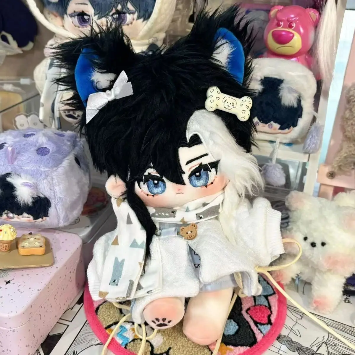 20cm Tencent Game WZRY Si Ma Yi Kawaii Cosplay Miękki pluszowy korpus lalki z bawełną Kreskówka Pluszaki Model Zabawka Figurki Prezent dla fanów