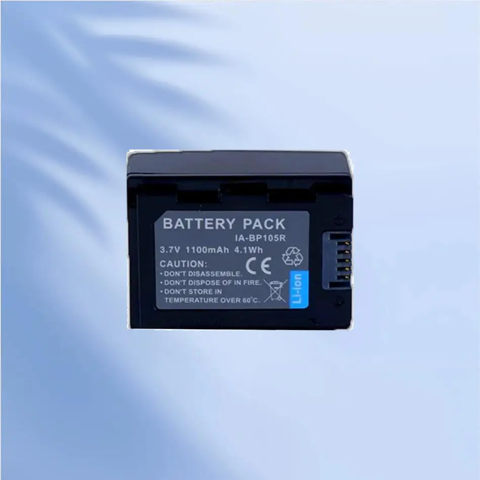 IA-BP105R Replacement Battery For Samsung HMX-F80 F90 HMX-F800 HMX-G304 Camera