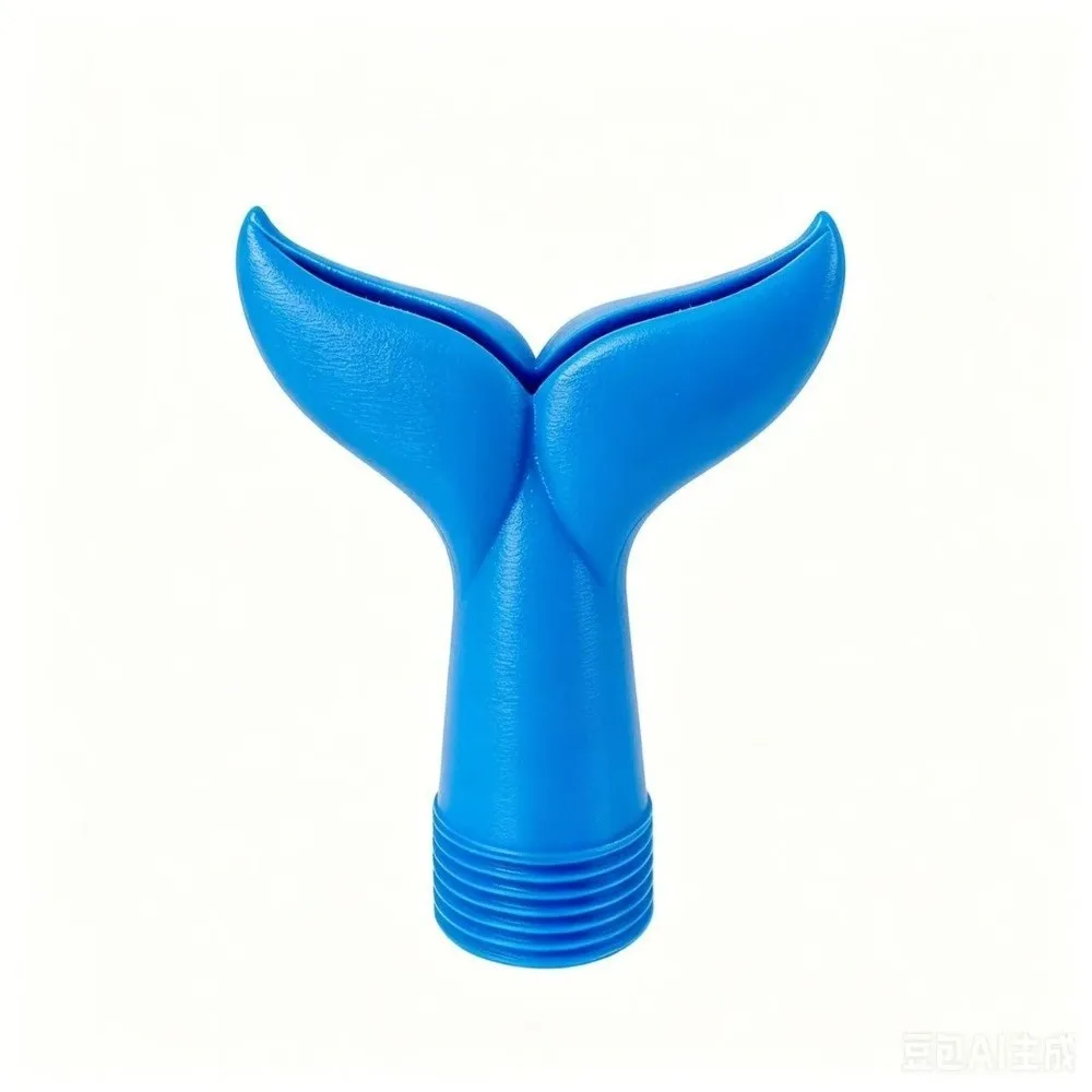 3/4 Inch Universal Swimming Pool Fountain Oxygenating Fountain Effect Mermaid Tail Pool Sprayer Wide Fan Waterfall