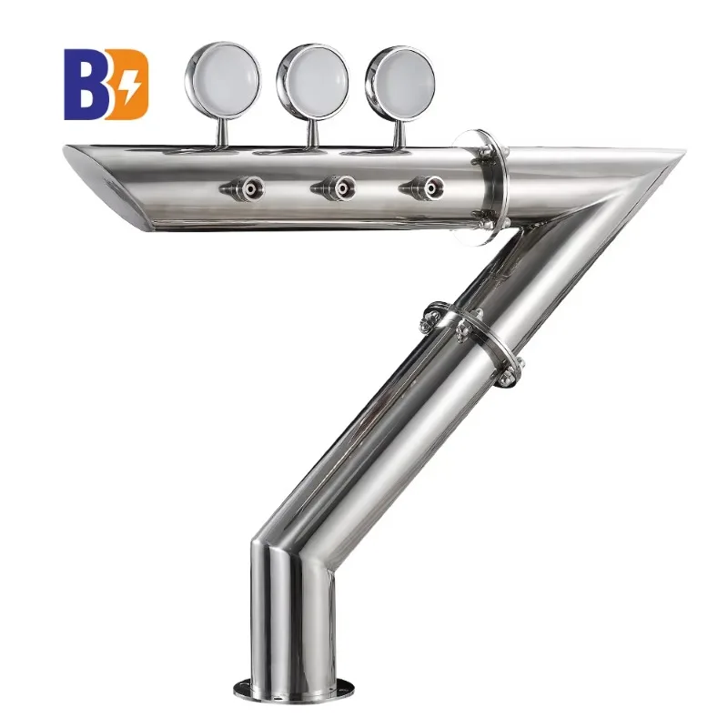 High-Quality Bar Equipment Sliver Draft Beer Tower Z Tower 3 Way Beer Font  for Bar