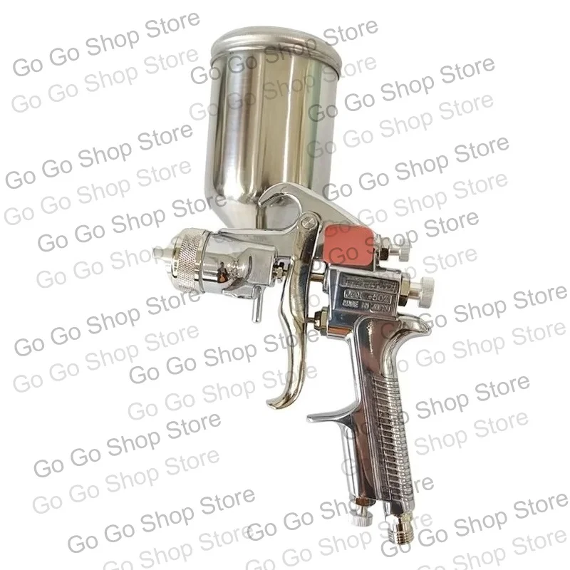 JGX-502 Airbrush Car Paint Air Moving Spray Gun Up and Down Can 1.4/1.8 Caliber Nozzle