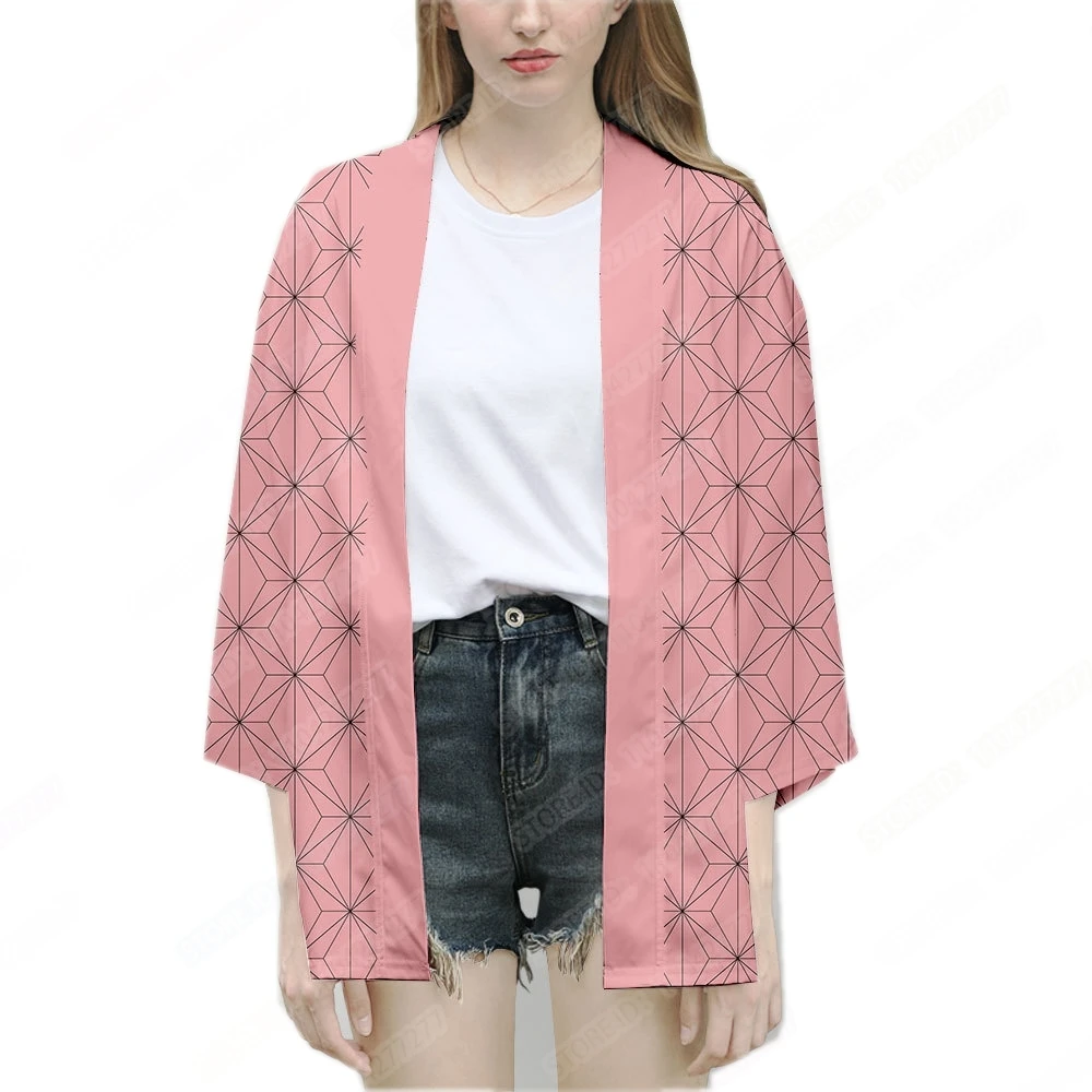 انمي ياباني تانجيرو كامادو كوسبلاي كيمونوس للرجال والنساء عباءة صيفية هاوري كامادي نيزوكو رداء ملابس كوتشو شينوبو كيمونو