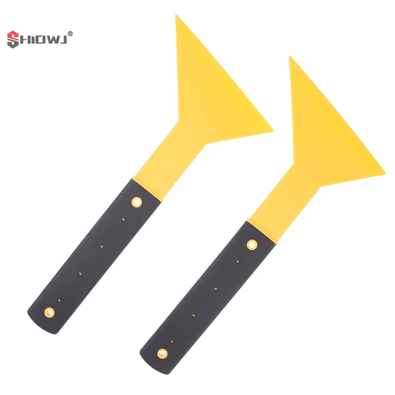 

Ракель, пластиковый желтый с длинной ручкой, автомобильный скребок для виниловой пленки, скребок для тонировки окон автомобиля, инструмент, автомобильные аксессуары 36*15 см