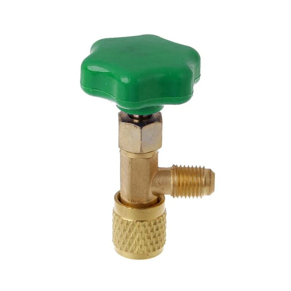 1 Pcs Low Pressure Dispensing Valve Bottle Opener 1/4 SAE Connector Mayitr Refrigerant Bottle Can Tap For R22 R134a R410A Gas