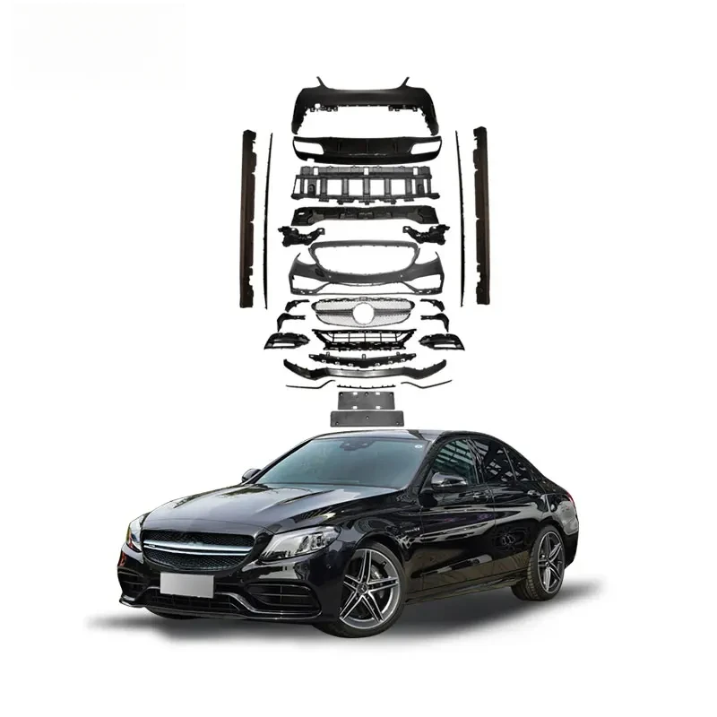 

2014-2019 C Class Model Hot Sale Car Bumper Grills Accessories C Class C63 W205 Body Kit