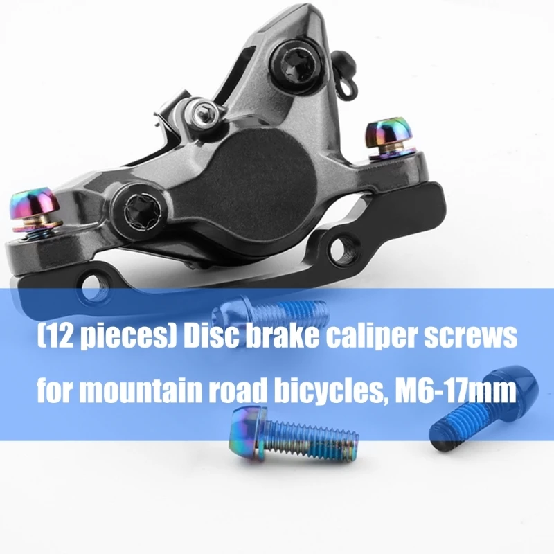  12Pcs Road Bike Stem Risers Screw Replacement Bicycles Handlebars Screws Enduring