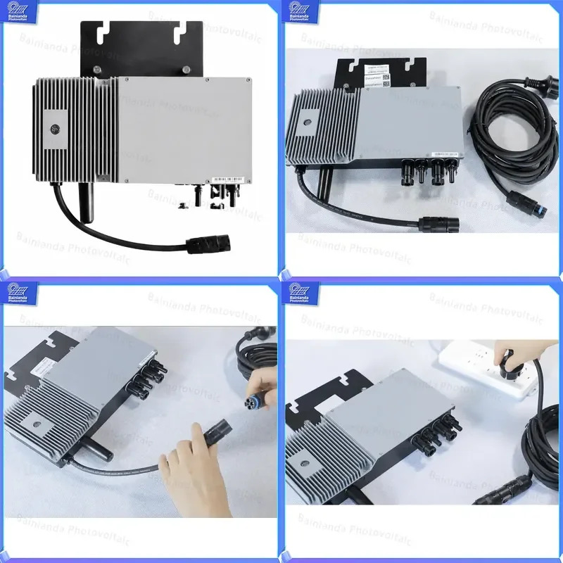600W Micro Inverter Solar Balcony System VDE CEI-021 Approved PV Grid Tie Power Optimizer MPPT On Grid Inverter for Home