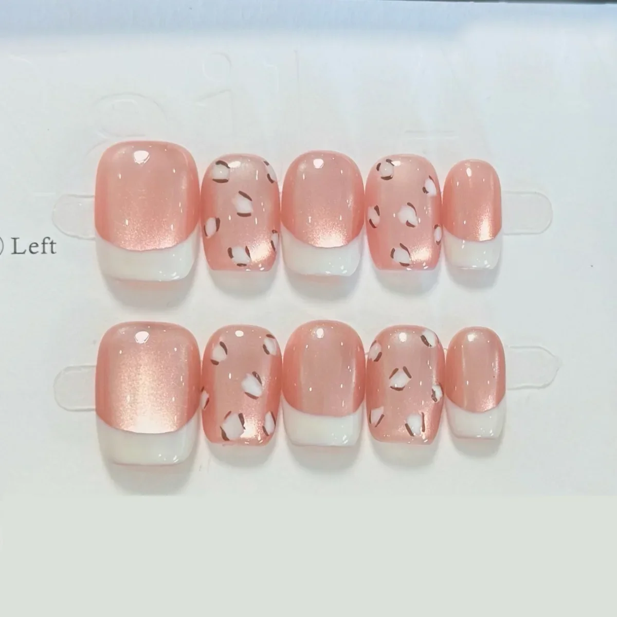 10-pcs-couro-rosa-frances-leopardo-impressao-artesanal-imprensa-em-unhas-glitter-granulo-de-vidro-olho-de-gato-unhas-falsas-para-mulher-menina-arte-do-prego