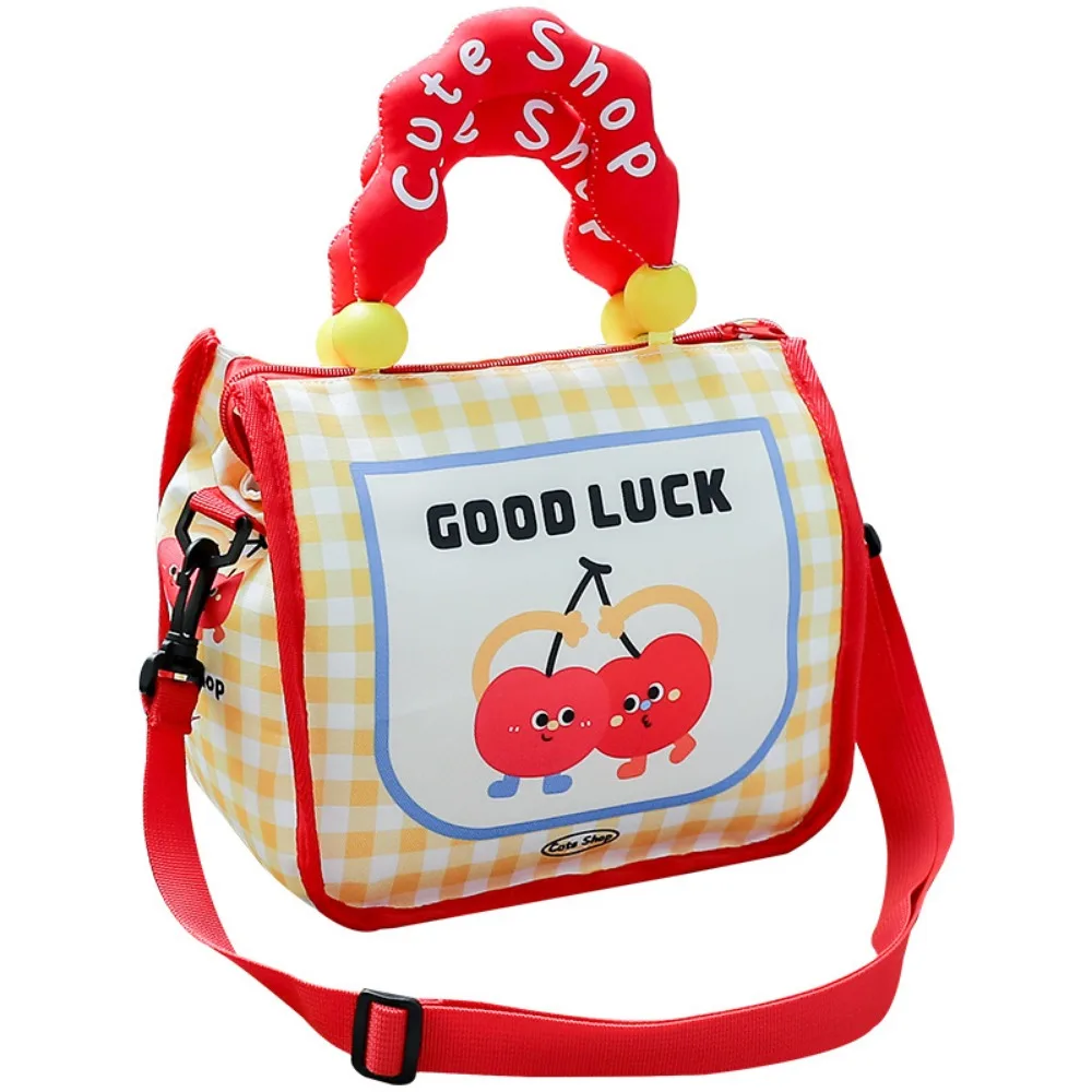 

Insulated Cute Lunch Bag Insulation Package Large Capacity Food Warm Thermal Bag Handbag Fresh-Keeping Crossbody Picnic Bag