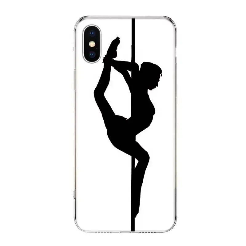 Pole Dancer Girl Silhouettes Phone Case Cover For iPhone 11 12 13 14 15 16 Pro Max Apple X XS XR 7 Plus 8 + Art Customized Funda