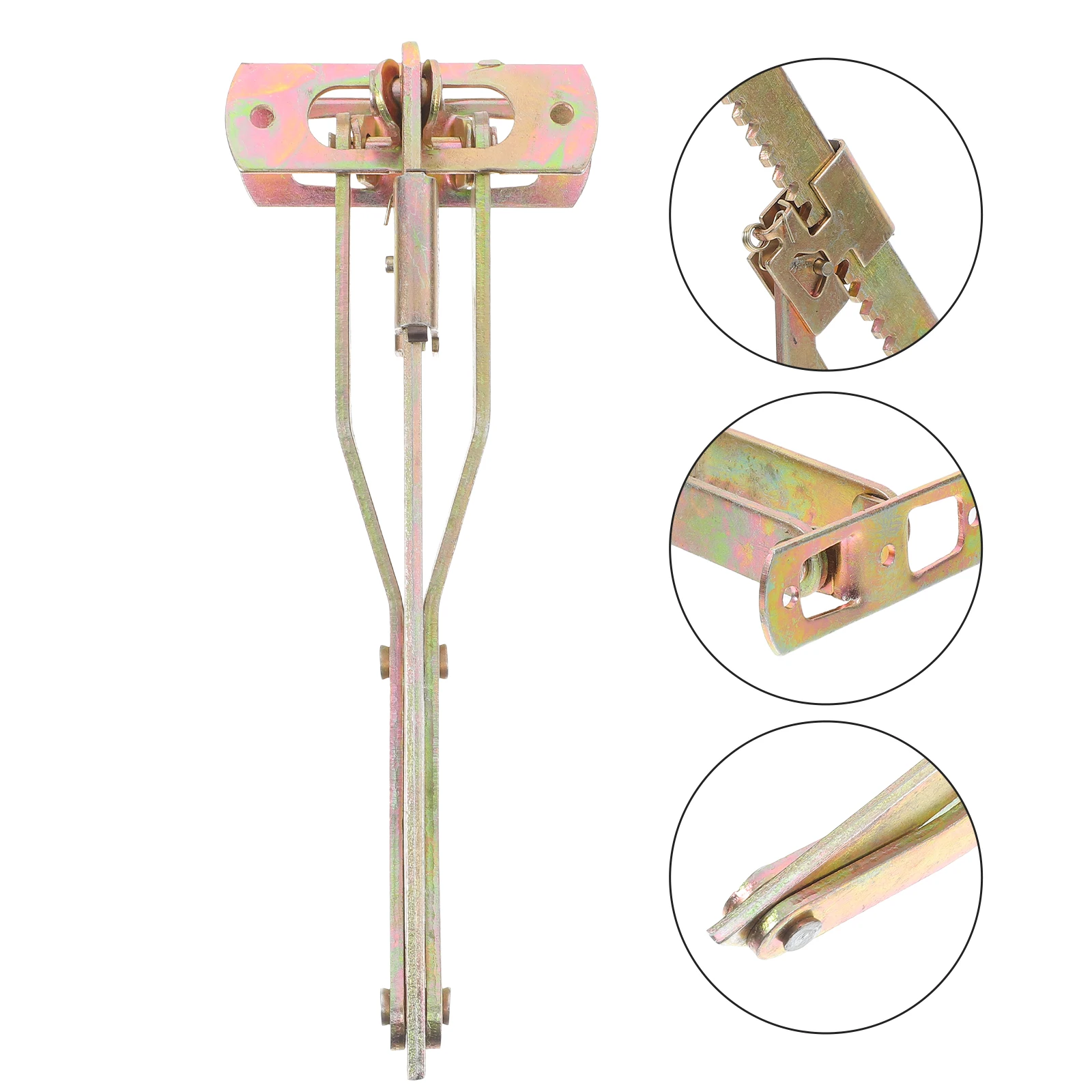 2pcs Massage Bed Adjustable Mechanism: Precise Height Folding Support Rack For Coffee Tables Desks Stability Multilevel
