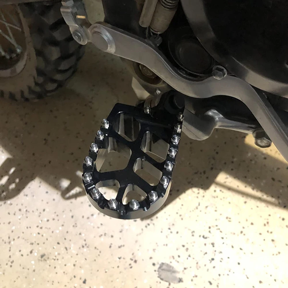 Für Kawasaki KLX300R KLX300S KLX300SM KLX650 KLX650R KLR650 KLX 300R 300SM KLR 650 Zubehör Fußstützen Fußrasten Pedale – Detail 5