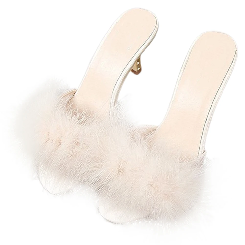 

High Heels Slippers Women Ladies Summer for Indoor Woman Bedroom Girl